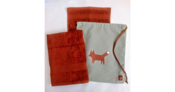 Set de serviettes de natation renard